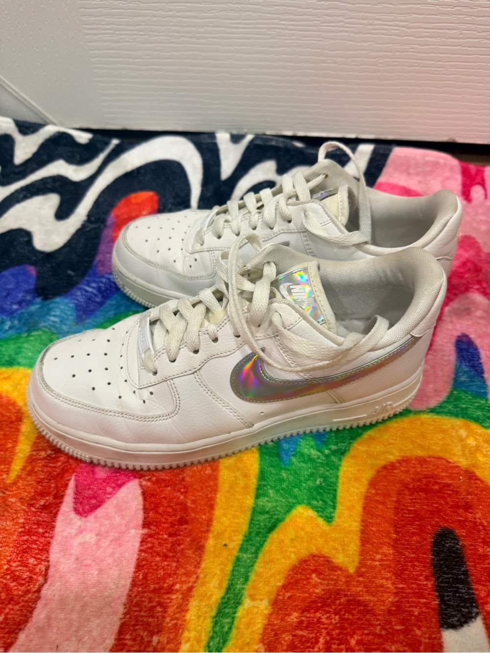 Nike holographic Air Force One women 7.5